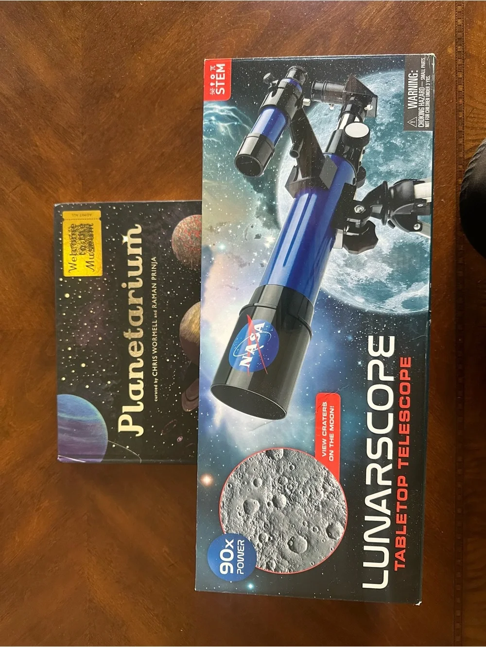 NASA Lunar Telescope for Kids Ages 8-12 with Tripod and Finder Scope and Book